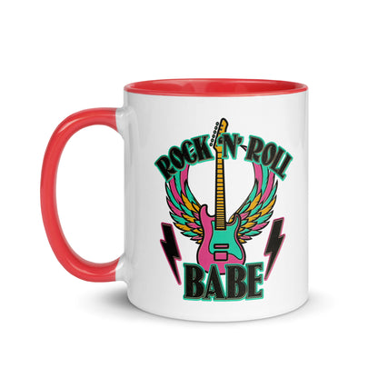 Rock And Roll Babe Color Mug