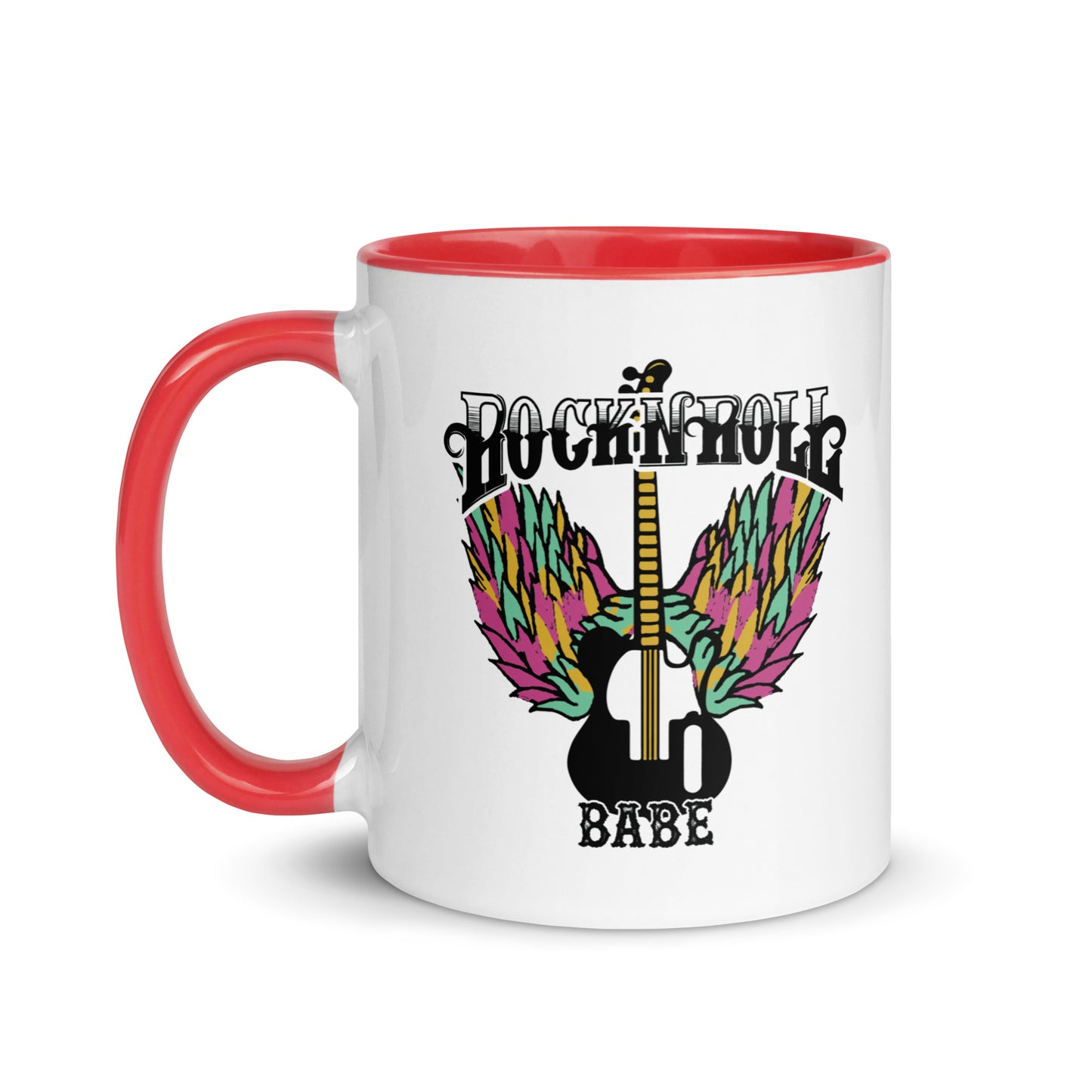 Rock and Roll Babe Wings Color Mug
