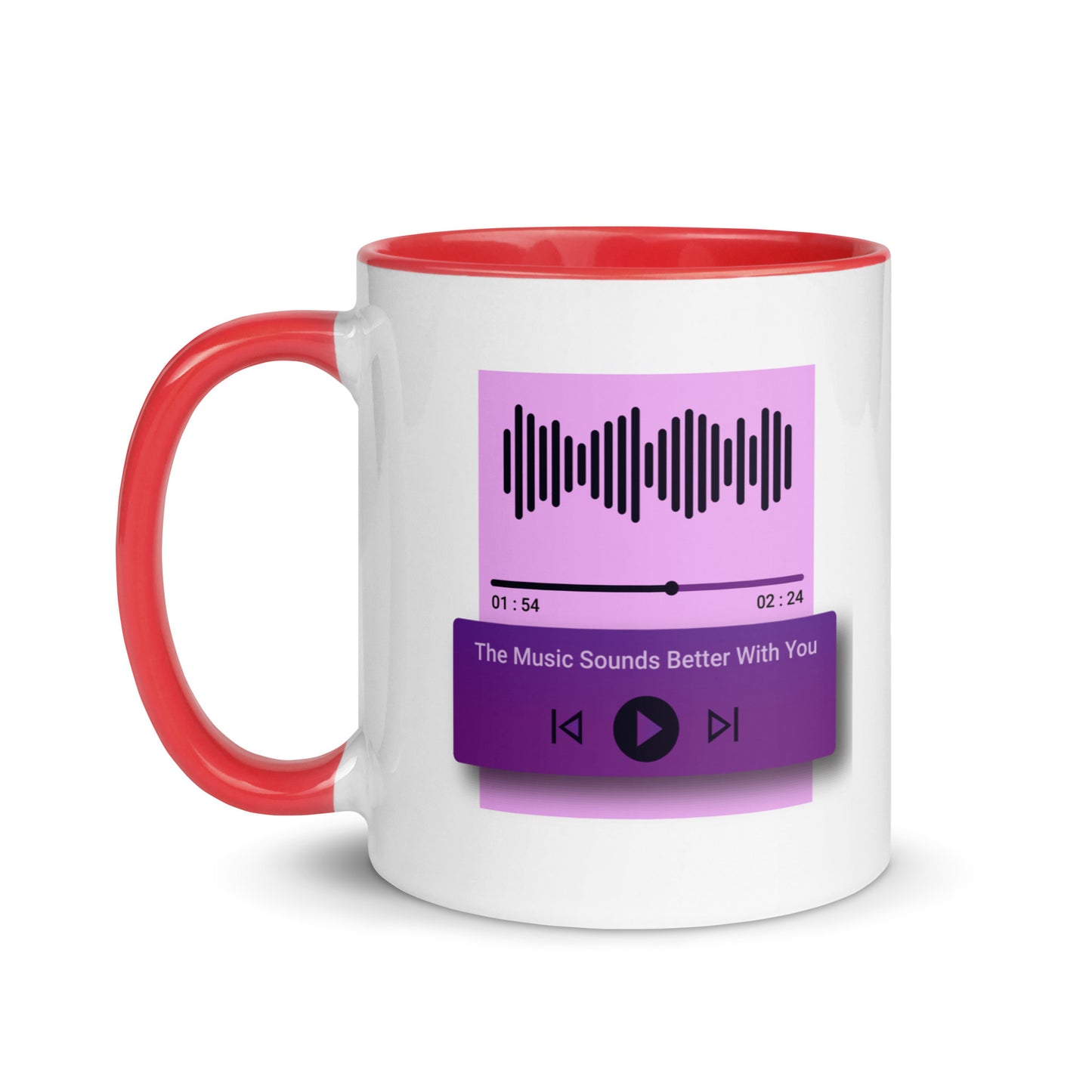 The Music Sounds Better With You Color Mug
