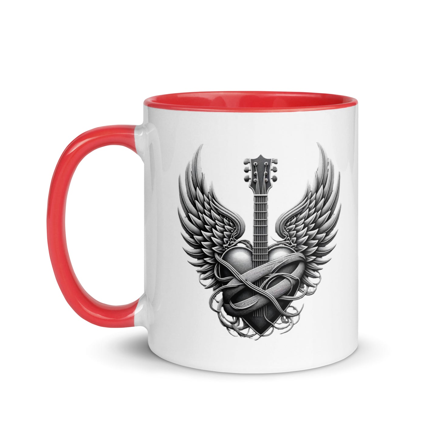 Guitar Angel Wings Color Mug