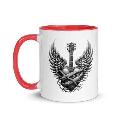 Guitar Angel Wings Color Mug