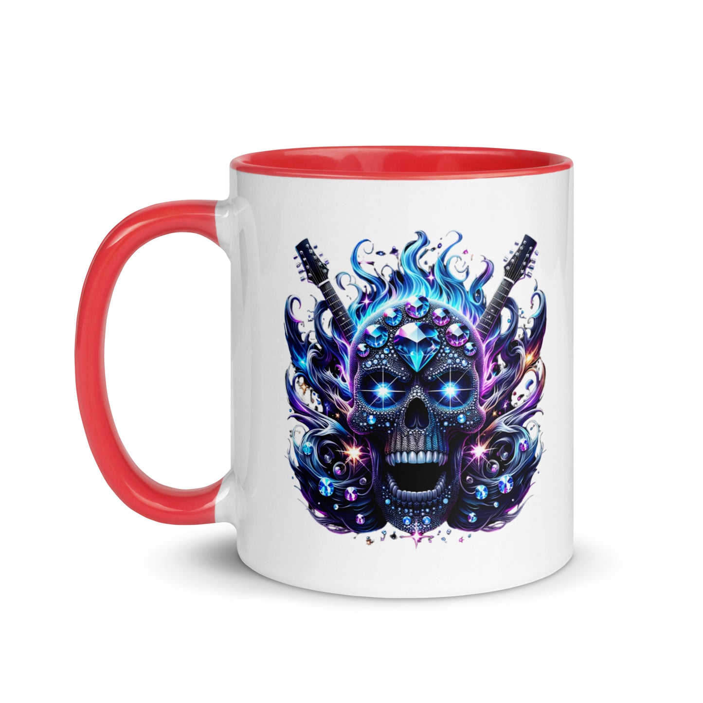 Diamond Skull Bling Color Mug