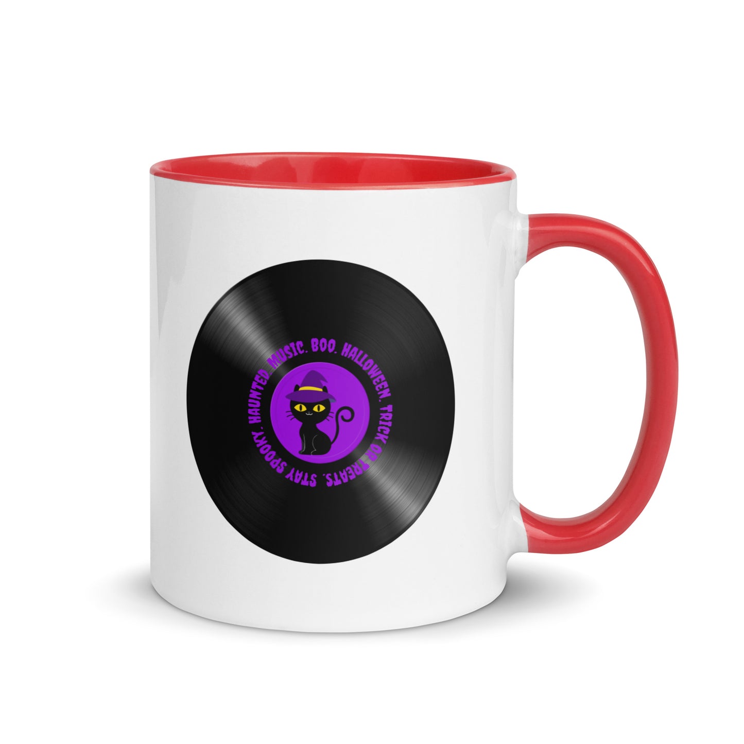 Cat Purple Vinyl Color Mug