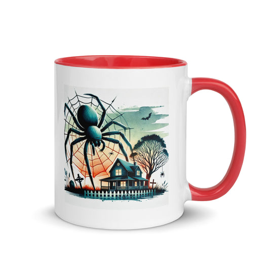 Halloween Giant Spider Color Mug
