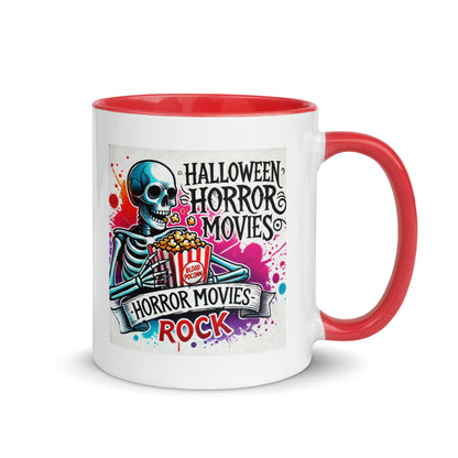 Halloween Movies Popcorn Color Mug