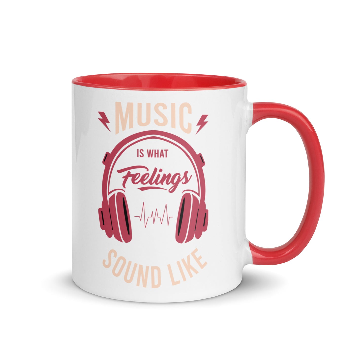 Music is What Feelings Sound Like Color Mug