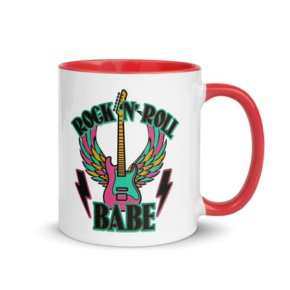 Rock And Roll Babe Color Mug