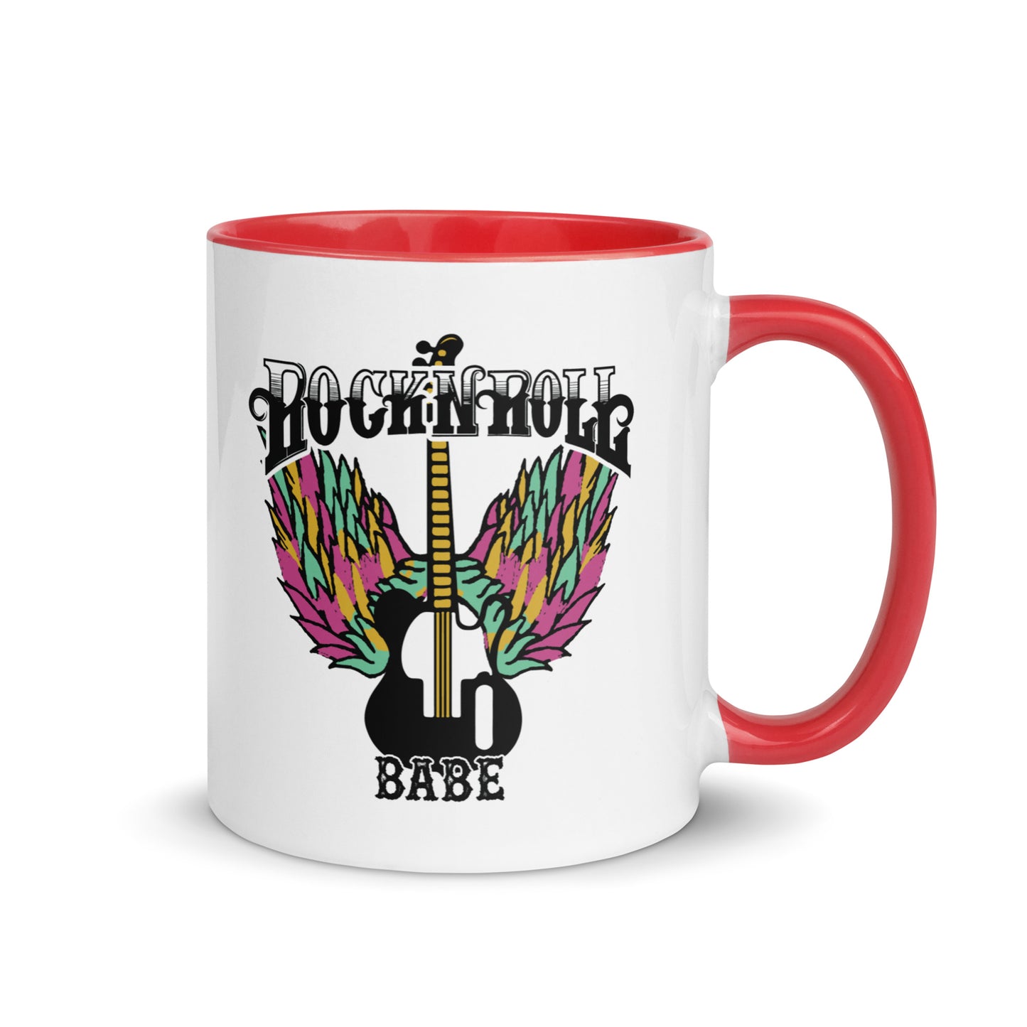 Rock and Roll Babe Wings Color Mug
