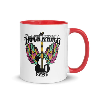 Rock and Roll Babe Wings Color Mug