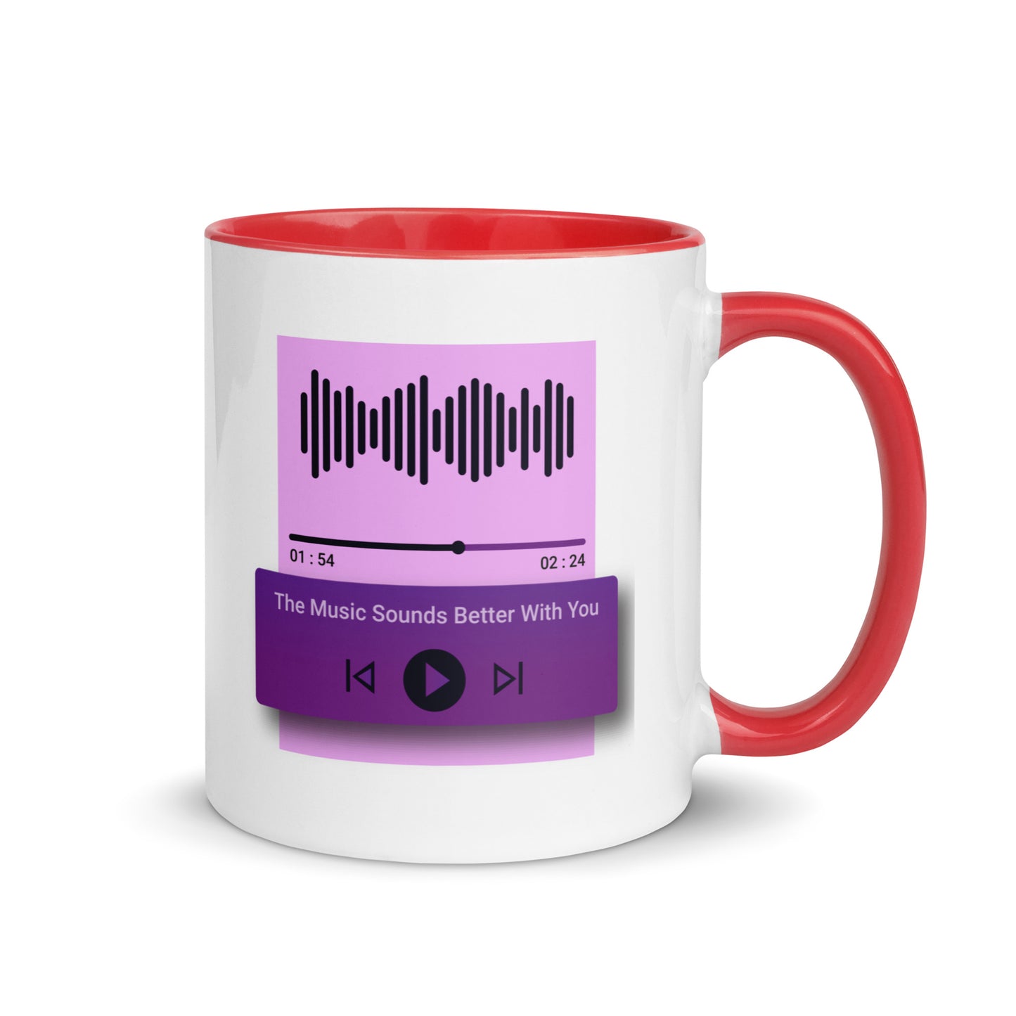 The Music Sounds Better With You Color Mug