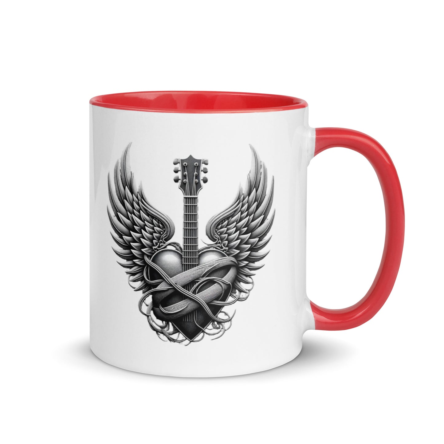 Guitar Angel Wings Color Mug