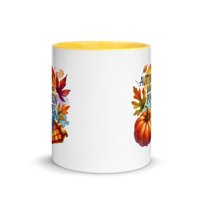 Autumn Skies and Pumpkin Pies Color Mug