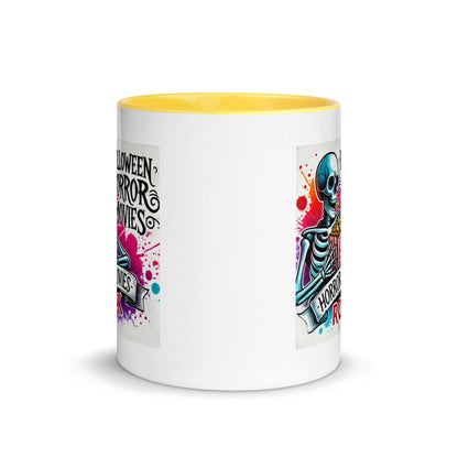 Halloween Movies Popcorn Color Mug