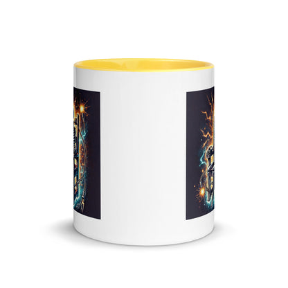 Halloween Skeleton Electric Chair Color Mug
