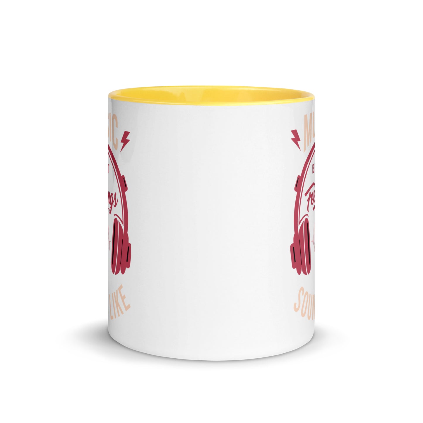 Music is What Feelings Sound Like Color Mug