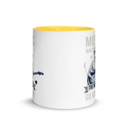 Music Makes The World Go Round Color Mug