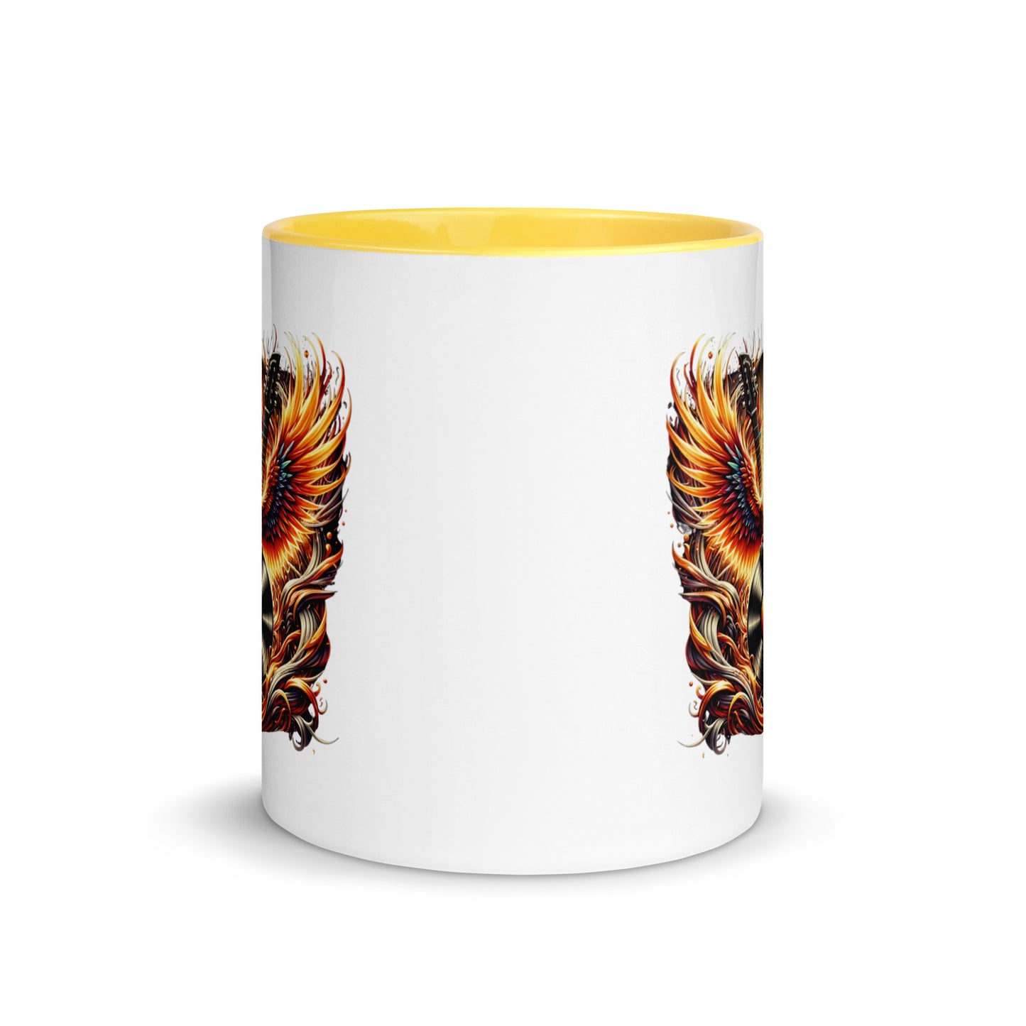Guitar Eagle Flame Color Mug