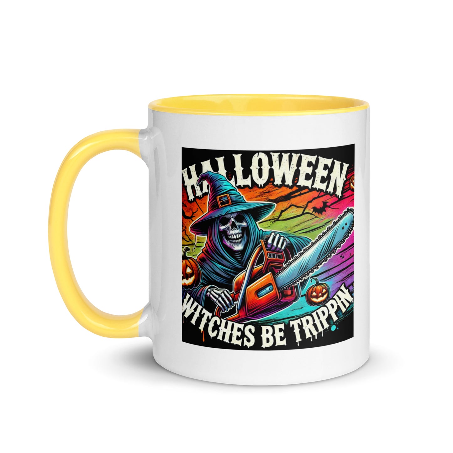 Spooky Chainsaw Color Mug