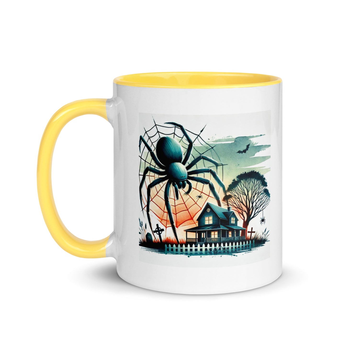 Halloween Giant Spider Color Mug