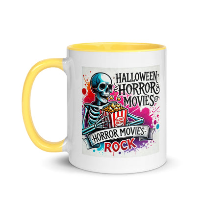Halloween Movies Popcorn Color Mug