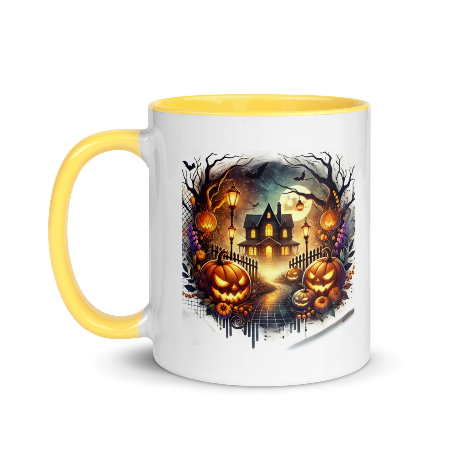 Halloween Scary House Color Mug