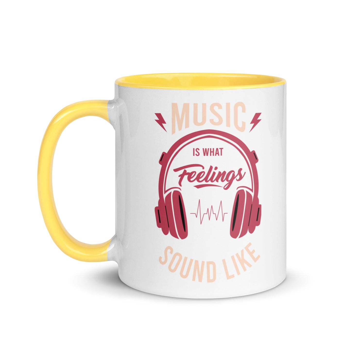 Music is What Feelings Sound Like Color Mug