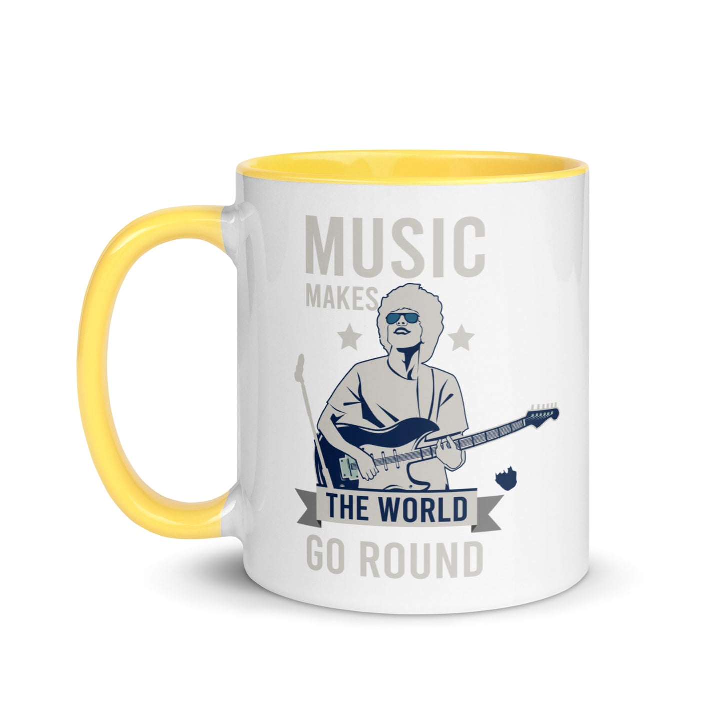 Music Makes The World Go Round Color Mug