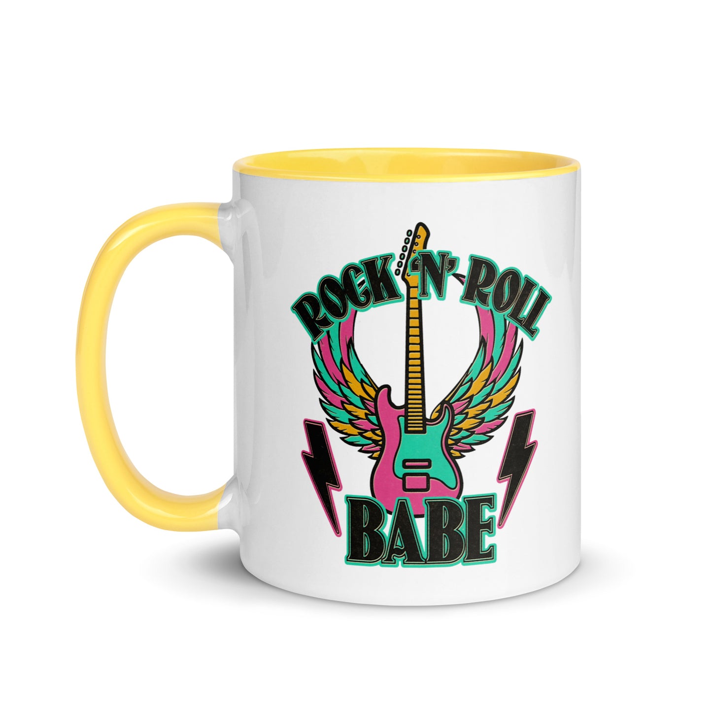 Rock And Roll Babe Color Mug