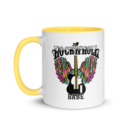 Rock and Roll Babe Wings Color Mug