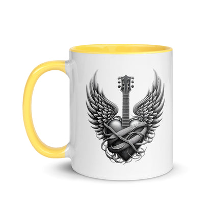 Guitar Angel Wings Color Mug