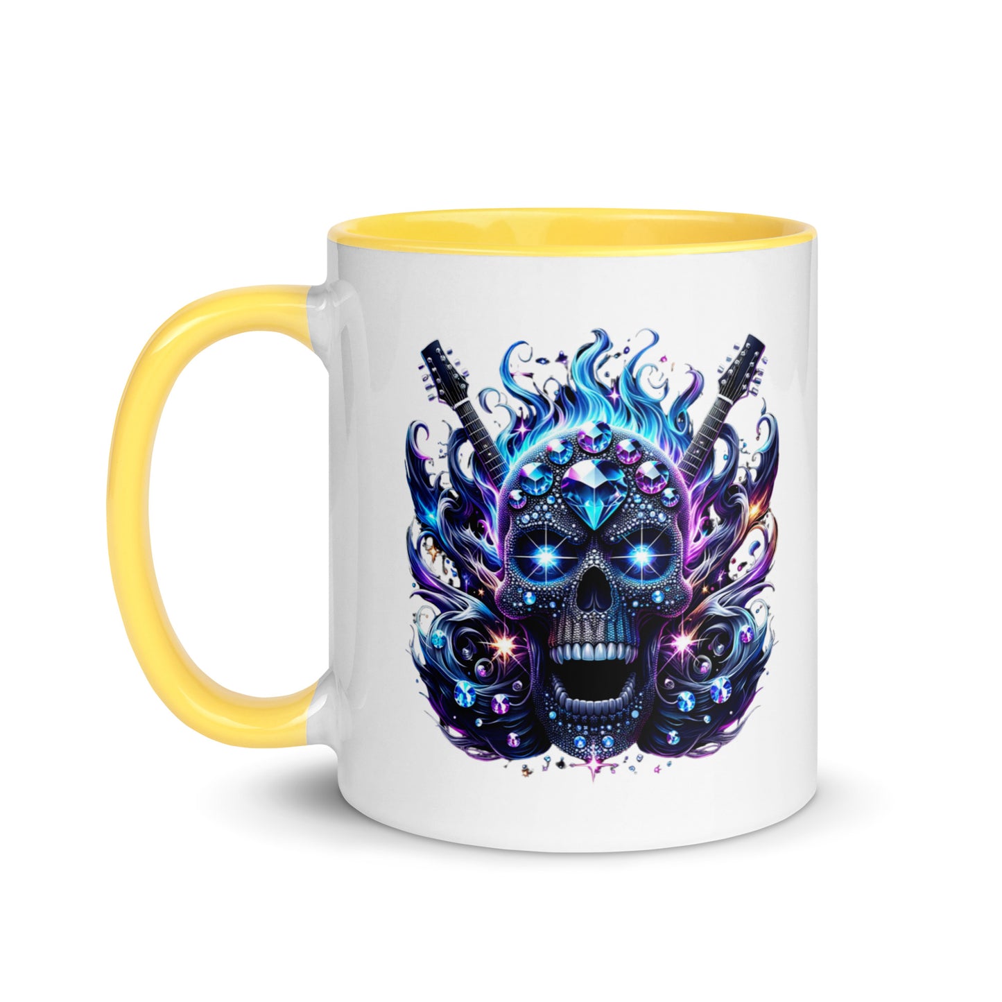 Diamond Skull Bling Color Mug