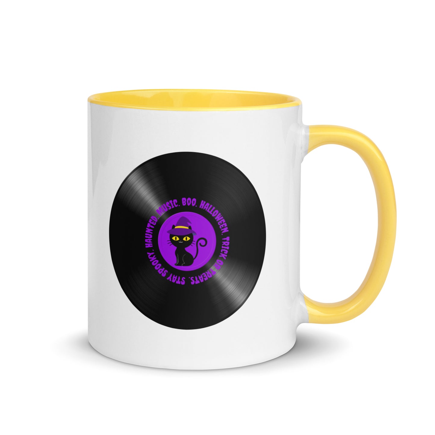 Cat Purple Vinyl Color Mug