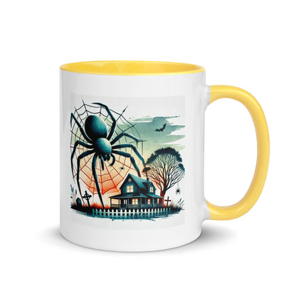 Halloween Giant Spider Color Mug
