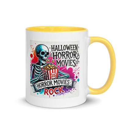 Halloween Movies Popcorn Color Mug