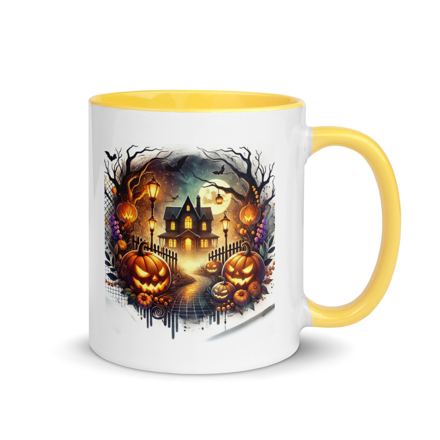 Halloween Scary House Color Mug