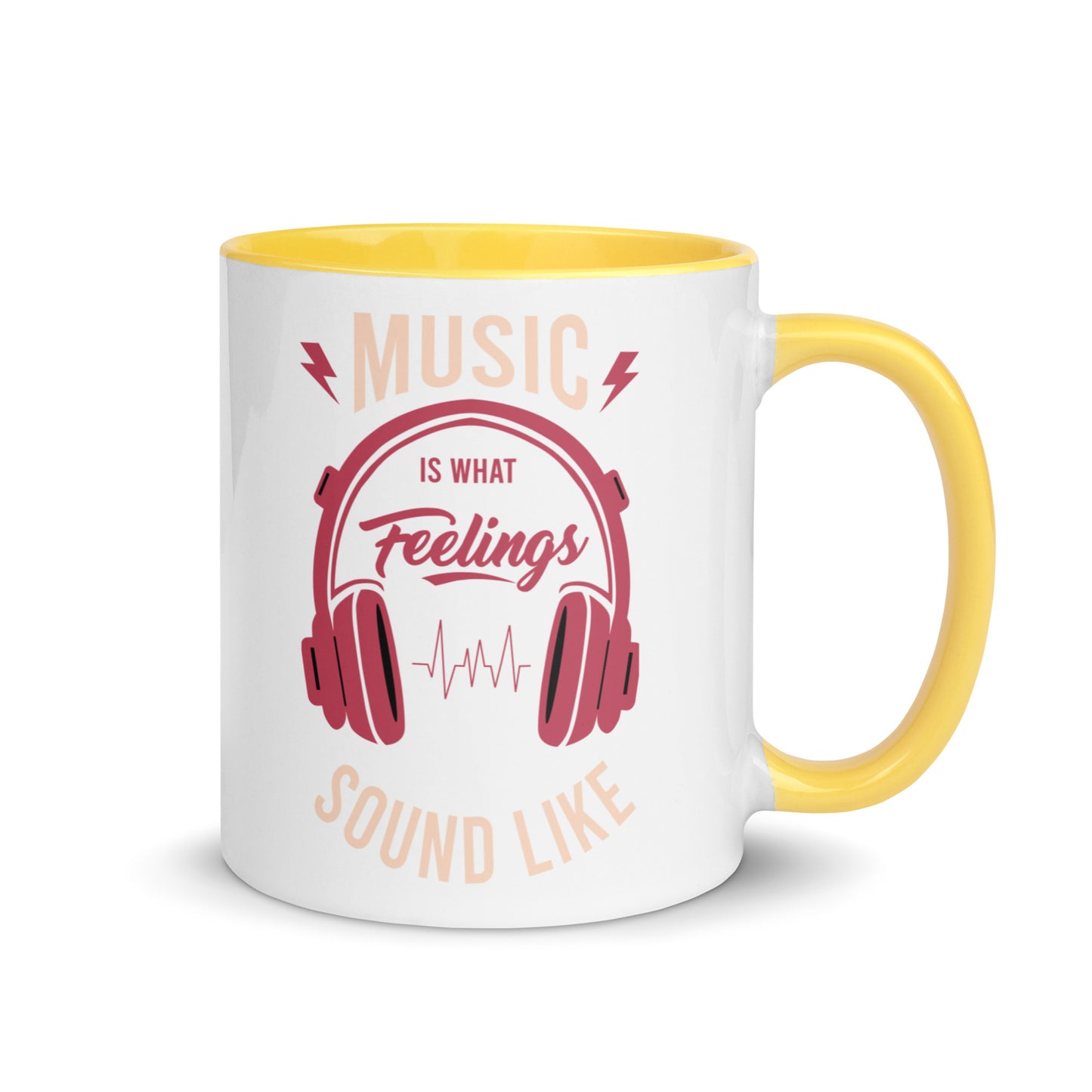 Music is What Feelings Sound Like Color Mug