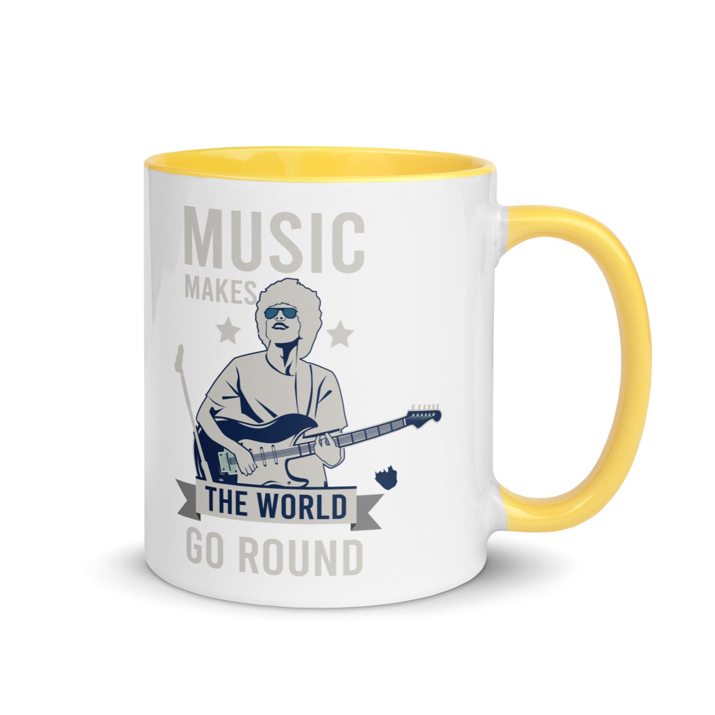 Music Makes The World Go Round Color Mug