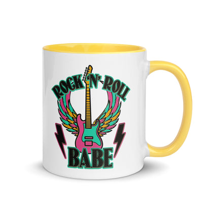 Rock And Roll Babe Color Mug