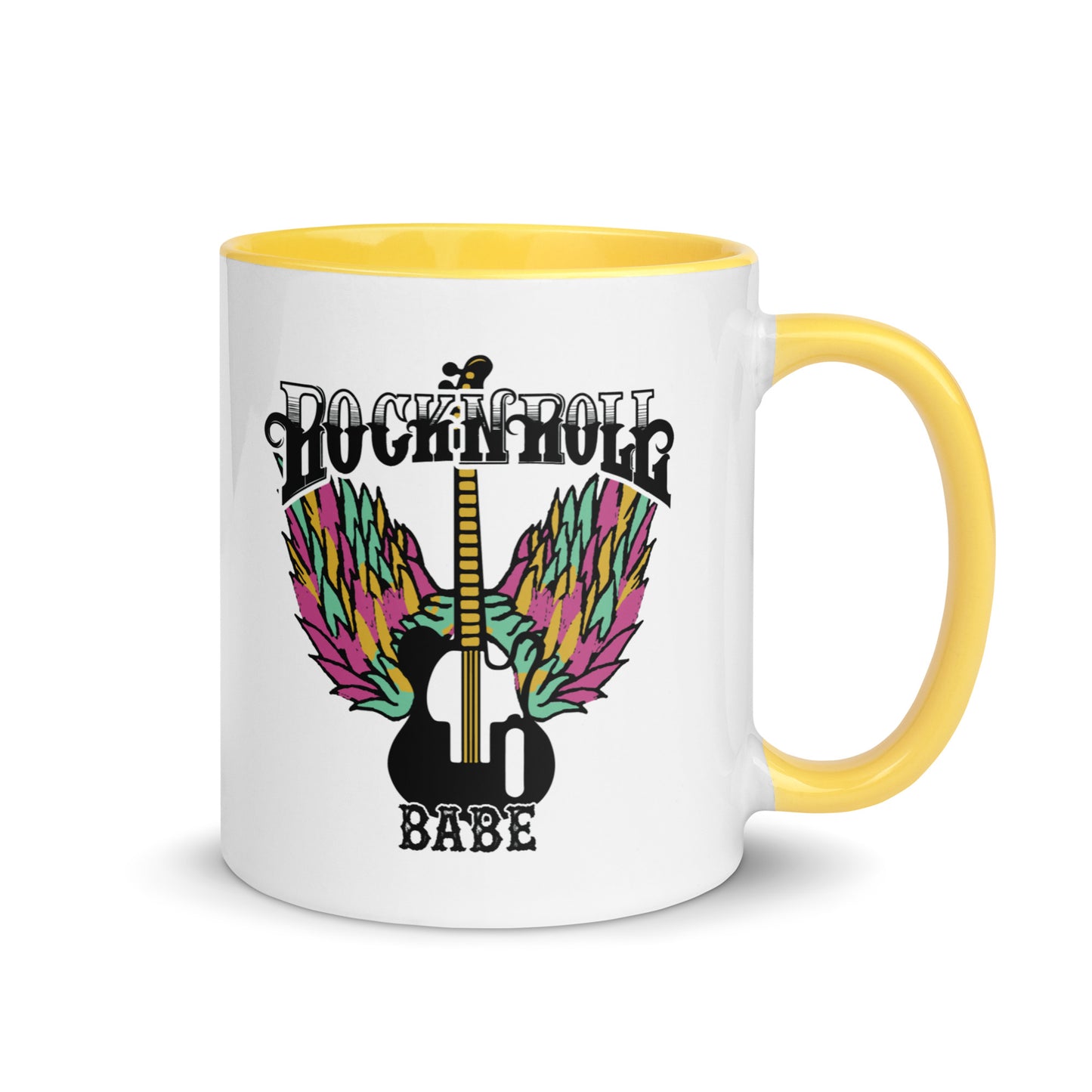 Rock and Roll Babe Wings Color Mug