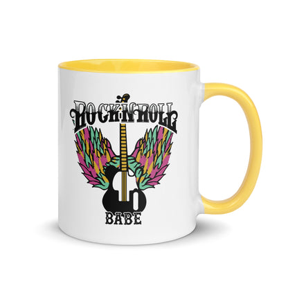 Rock and Roll Babe Wings Color Mug