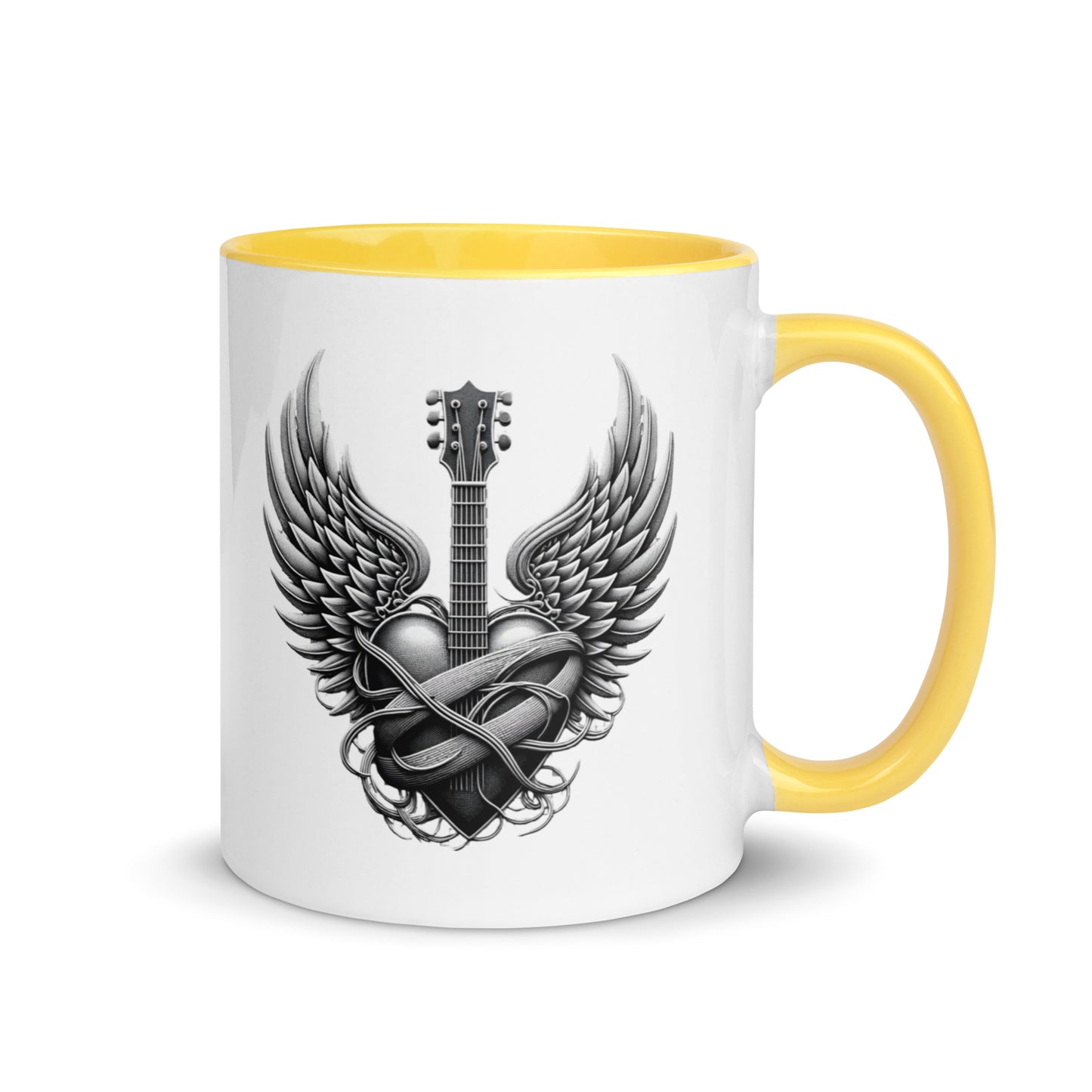Guitar Angel Wings Color Mug