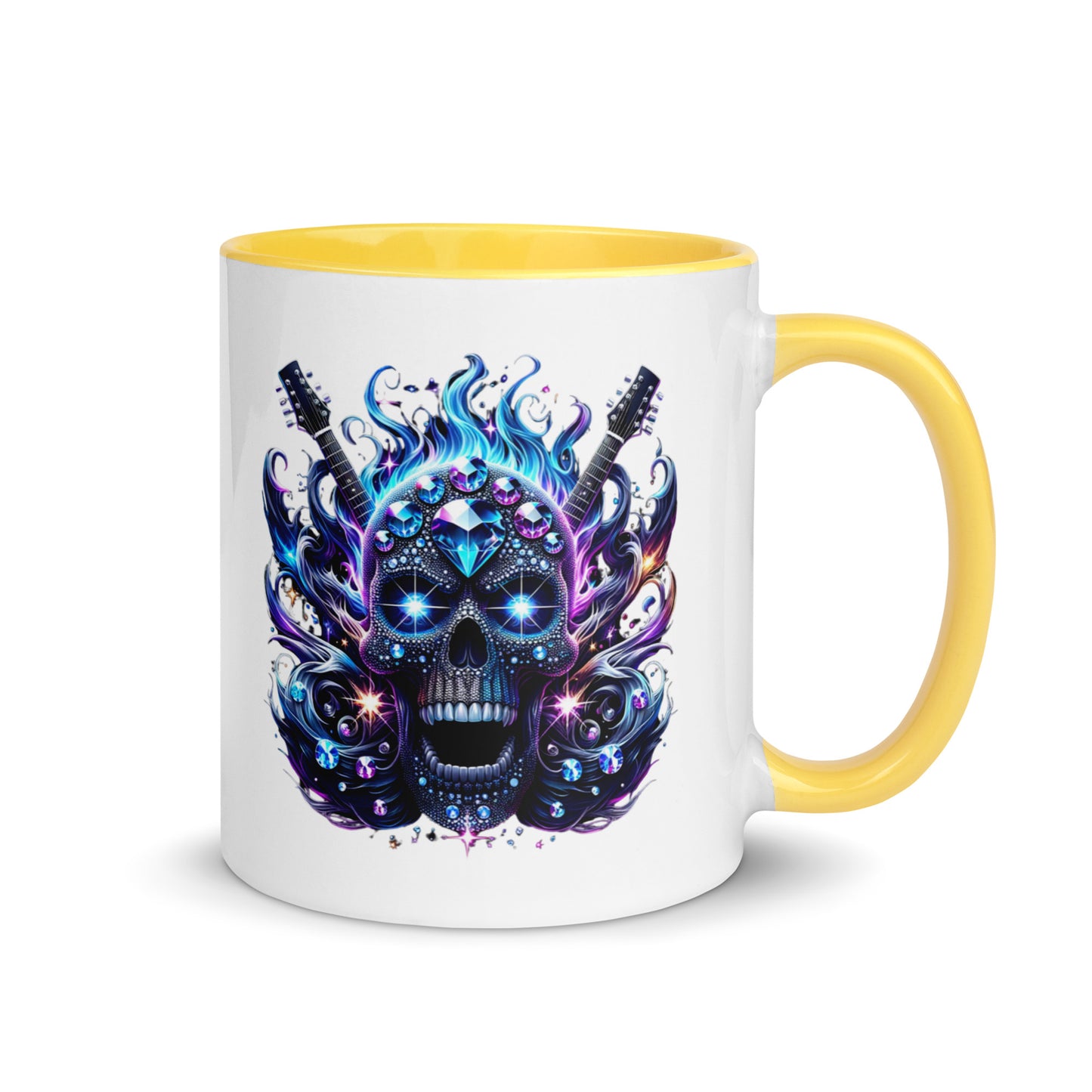 Diamond Skull Bling Color Mug
