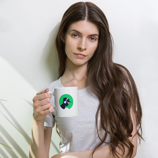 Everything But Music White mug