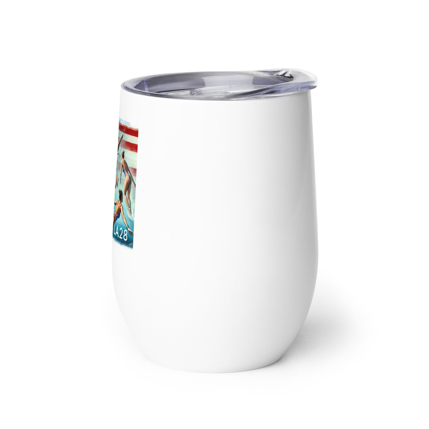 LA28 - Vibrant LA28 Women's Diving Event at SoFi Stadium Wine Tumbler