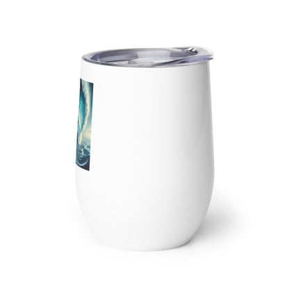 Surrealistic LA28 Team USA Surfer Art Print Wine Tumbler