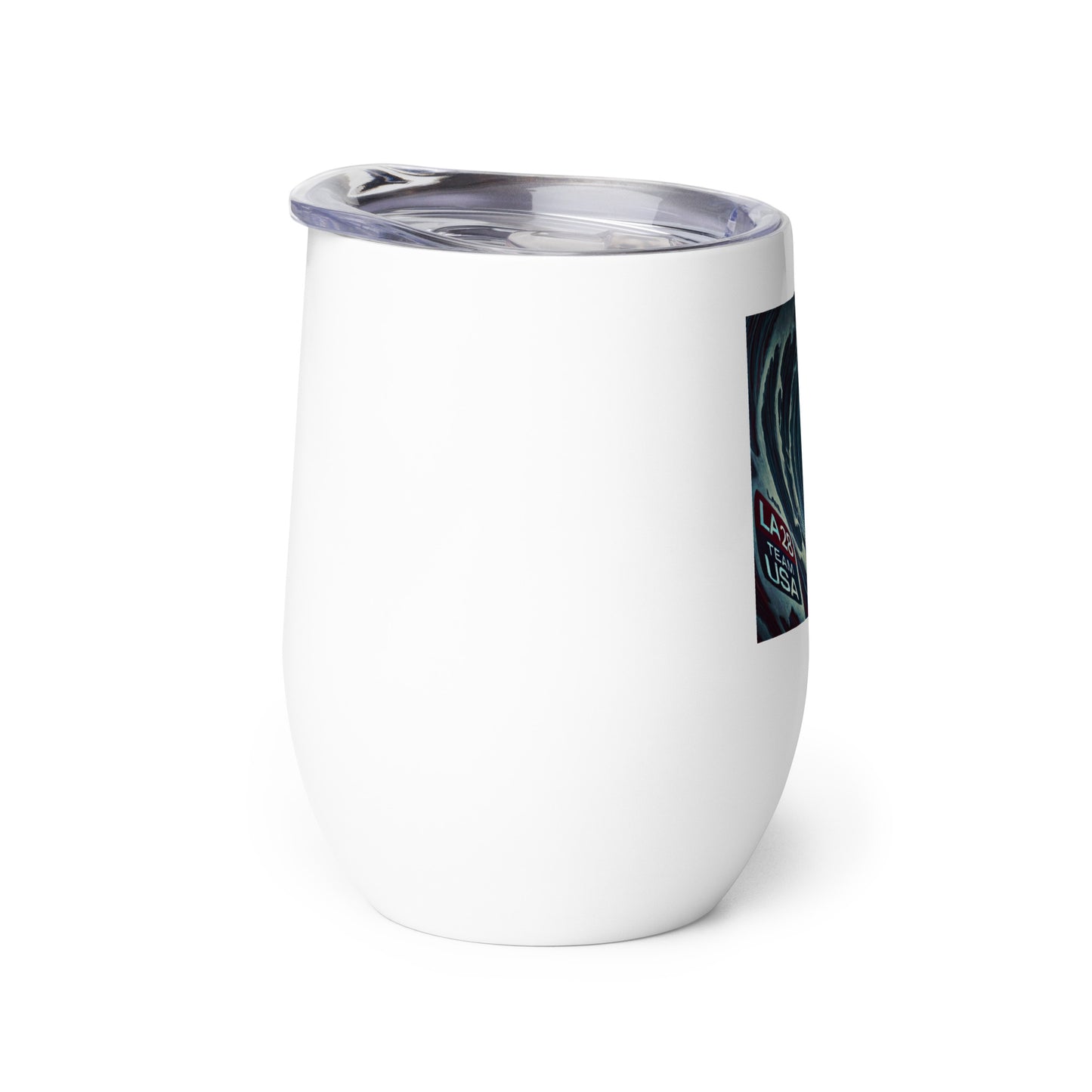 Surrealistic LA28 Team USA Surfer Art Print Wine Tumbler