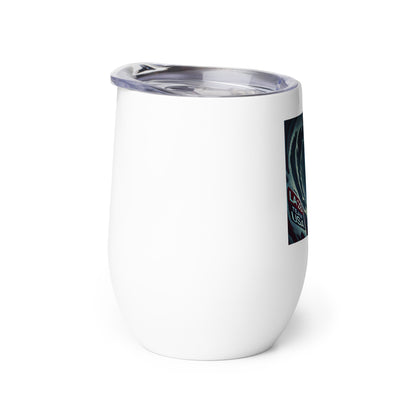 Surrealistic LA28 Team USA Surfer Art Print Wine Tumbler