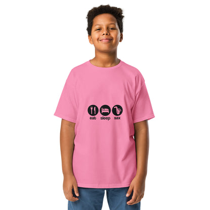 Eat, Sleep, Sax Youth T-shirt