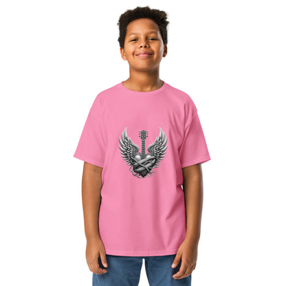 Guitar Angel Wings Youth T-shirt