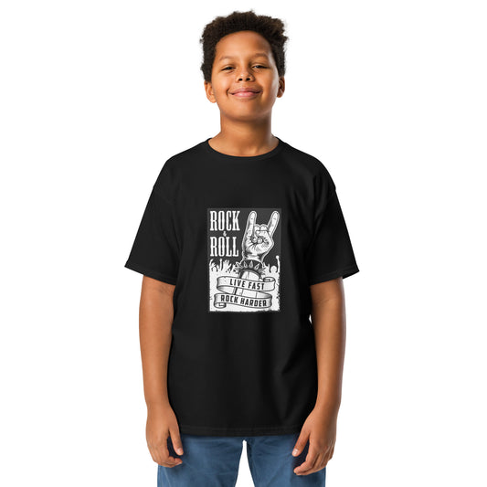 Live Fast Rock Harder Youth T-shirt